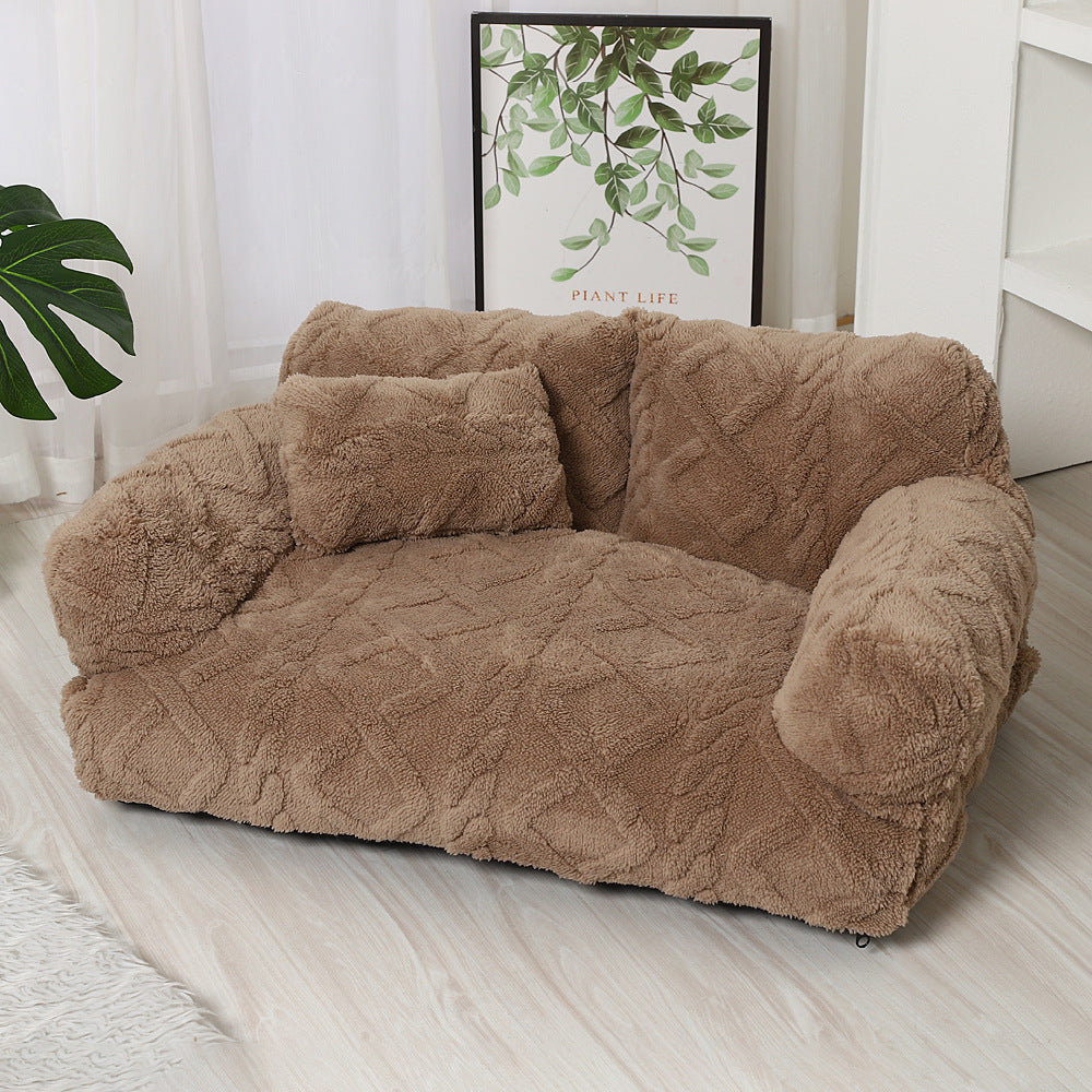 Orthopedic Dog Bed – Plush Calming Bed for Dogs & Cats