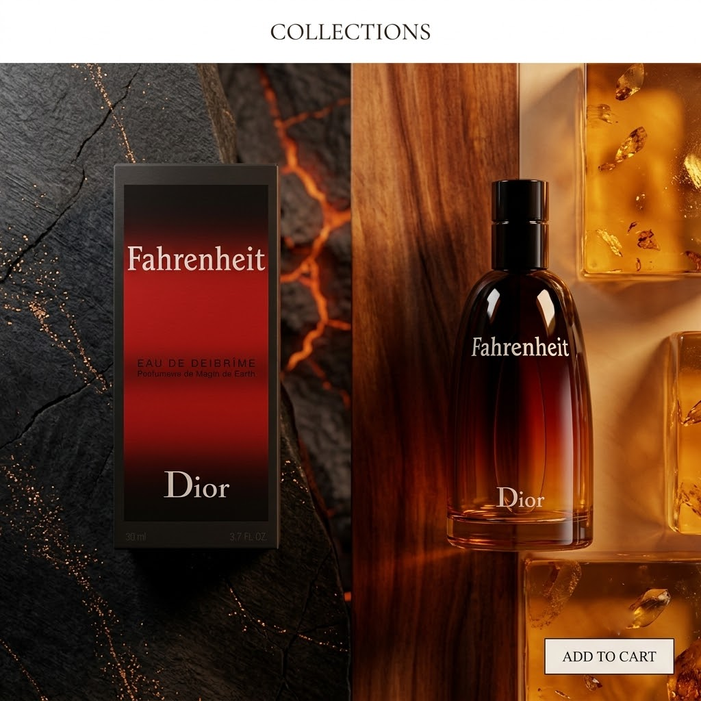 FAHRENHEIT By DIOR Eau De Toilette Spray 3.4 oz / 100ml ~ Sealed ~ Authentic