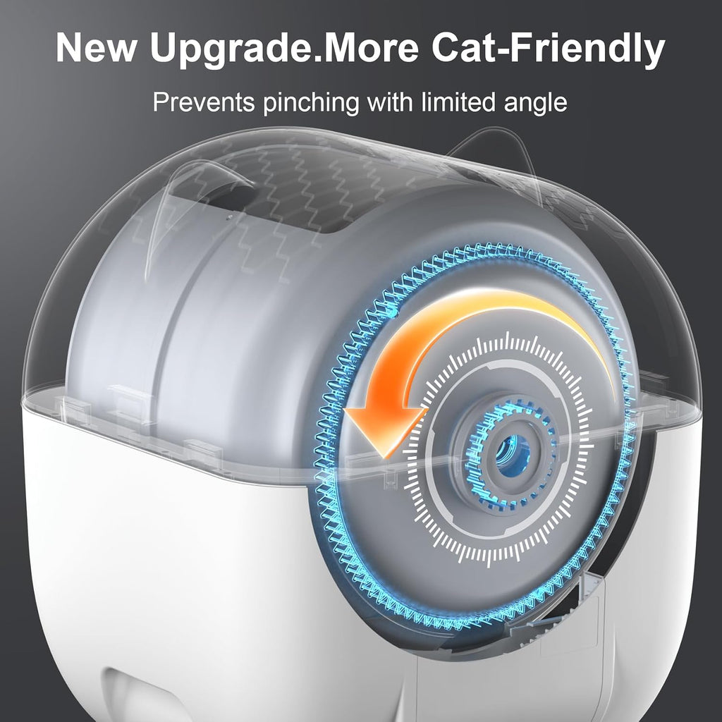 Self-Cleaning Cat Litter Box – 76L Automatic Cat Toilet with App Control