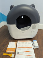 Self-Cleaning Cat Litter Box – 76L Automatic Cat Toilet with App Control