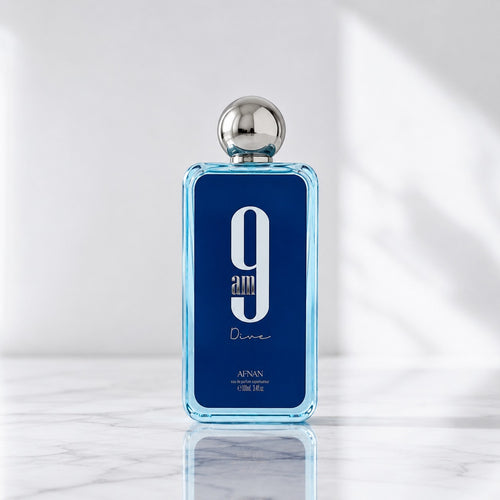 9 AM Dive by Afnan 3.4 oz EDP Cologne Perfume Unisex New in Box