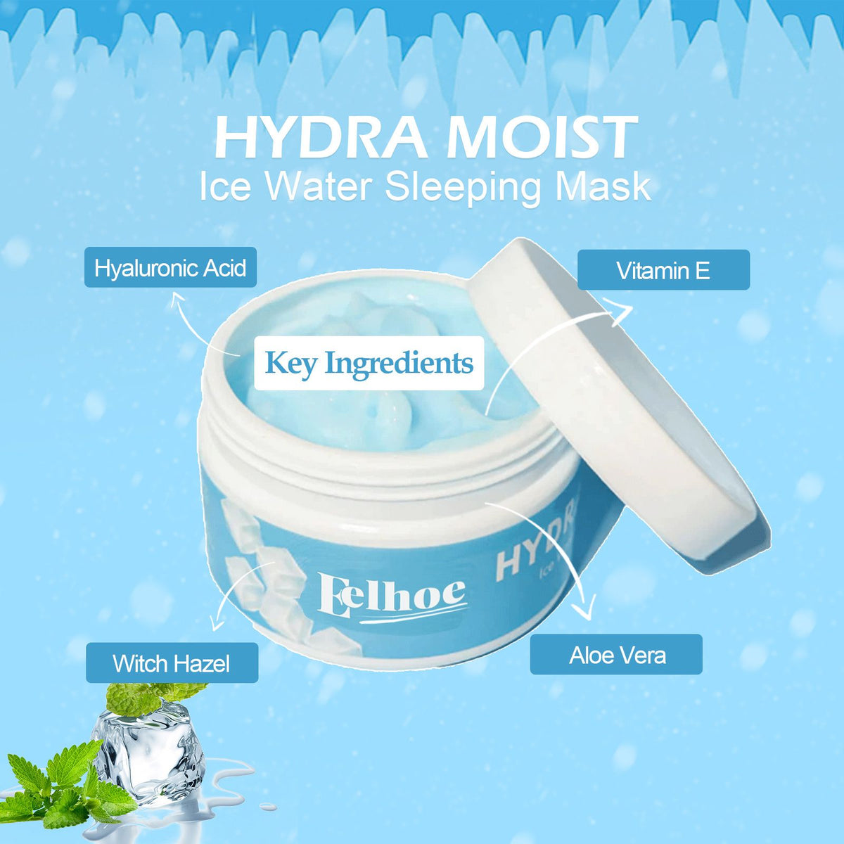 EELHOE Hydrating And Moisturizing Sleep Mask For Nourishing Skin And Repairing Dryness, Dullness, And Dark Spots On The Face