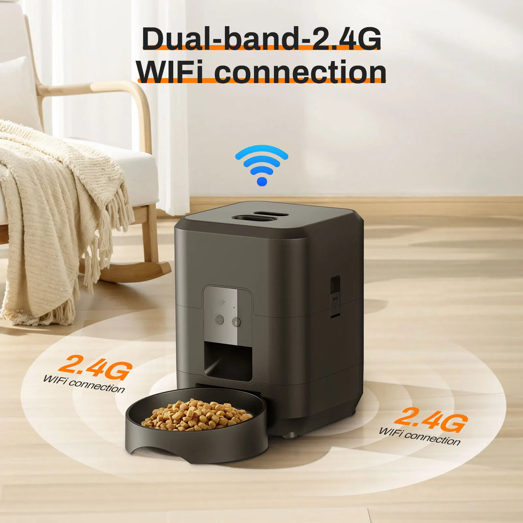Automatic Pet Feeder – Timed Smart Food Dispenser for Cats & Dogs