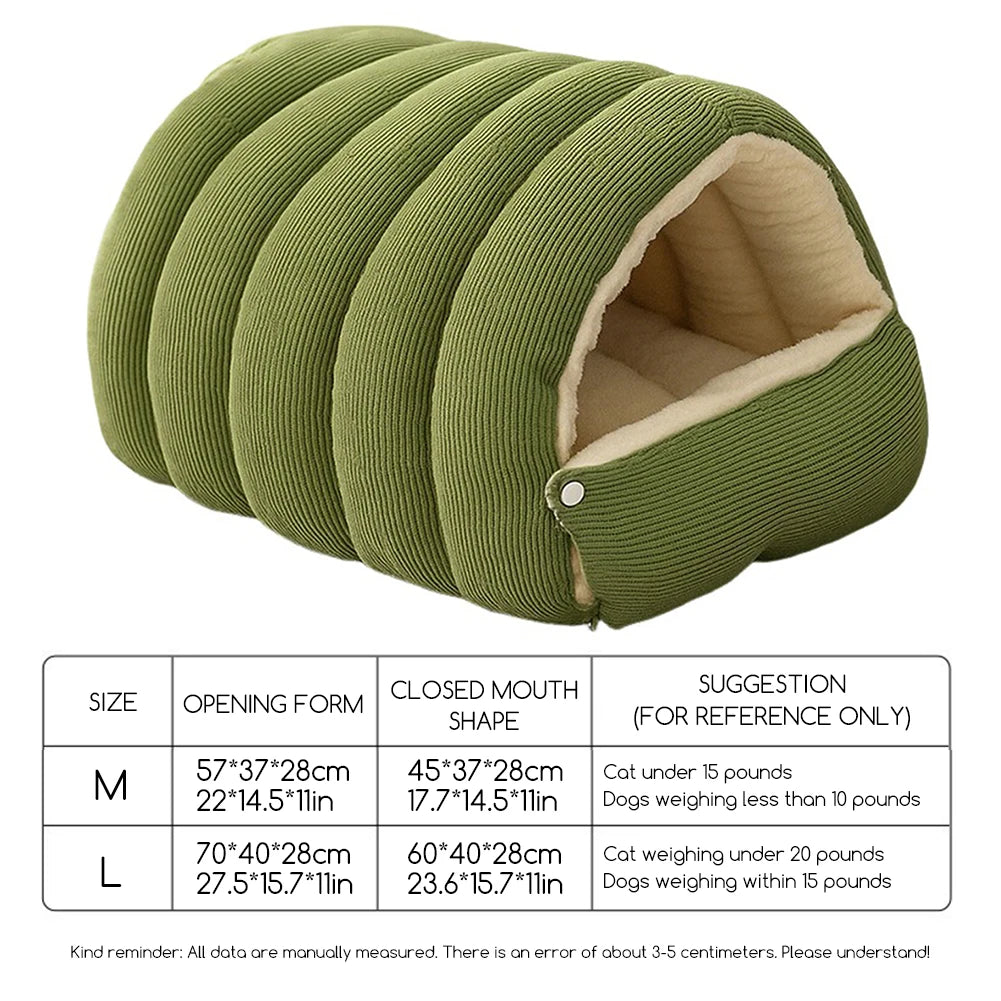 Cozy Cat Cave Bed – Warm & Comfortable Hideaway for Cats