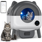 Self-Cleaning Cat Litter Box – 76L Automatic Cat Toilet with App Control