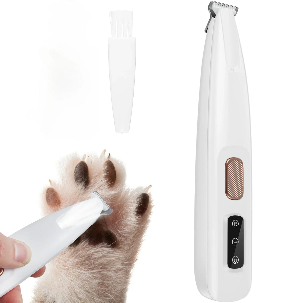 Pet Grooming Clipper – LED Precision Trimmer for Dogs & Cats
