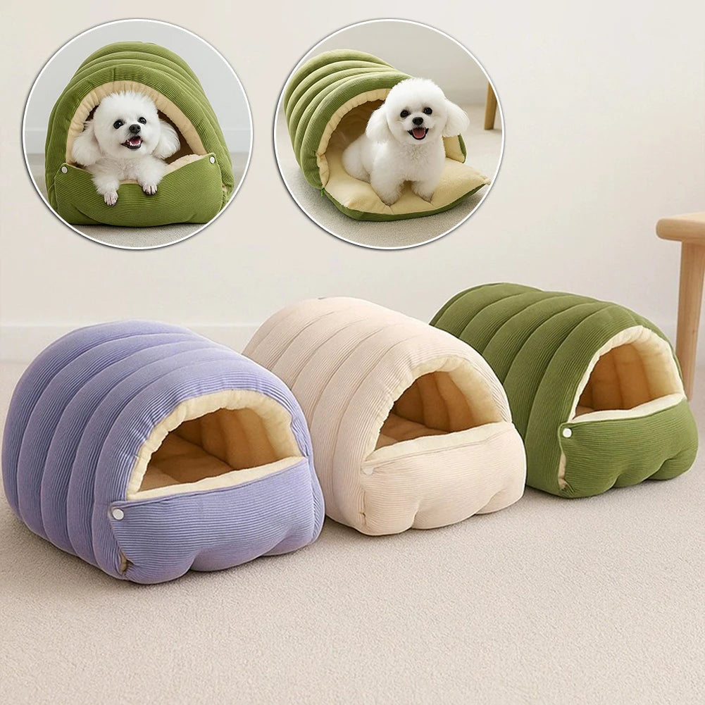 Cozy Cat Cave Bed – Warm & Comfortable Hideaway for Cats