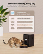 Automatic Pet Feeder – Timed Smart Food Dispenser for Cats & Dogs