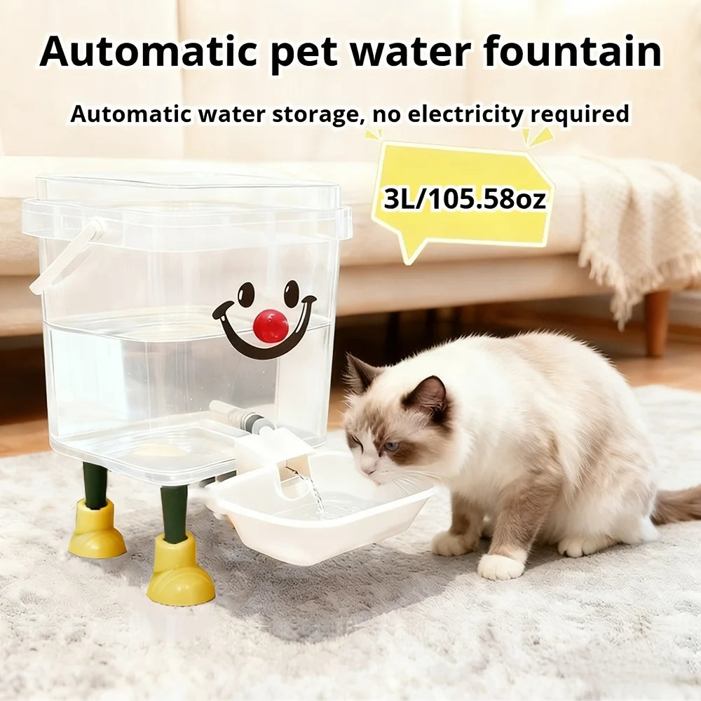 PureFlow Pet Fountain Fresh Water, No Power Needed