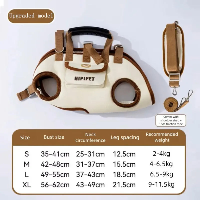 Dog Harness with Backpack & Leash – All-in-One Walking Set