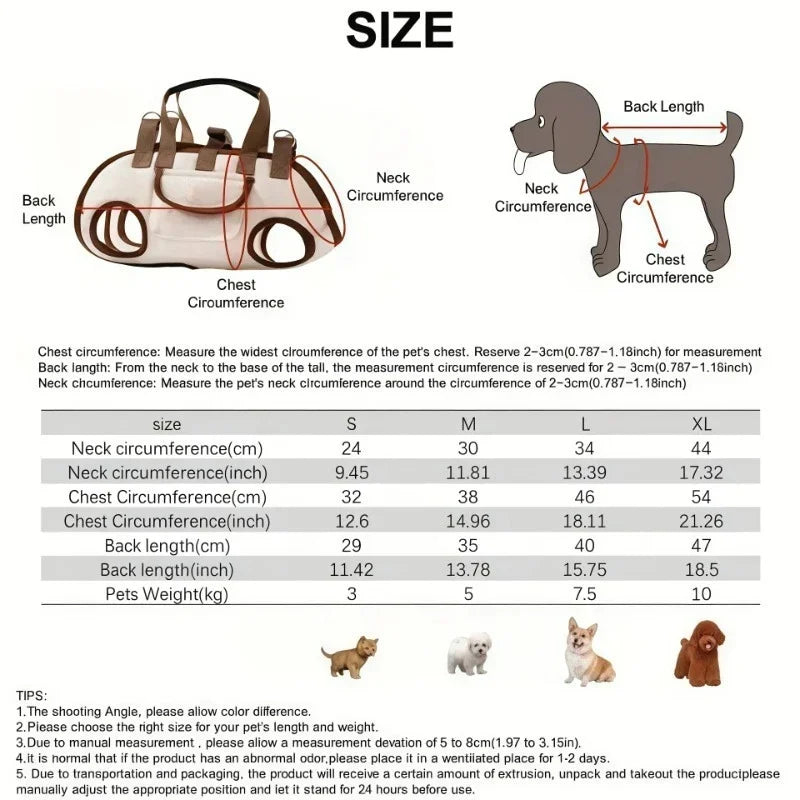 Dog Harness with Backpack & Leash – All-in-One Walking Set