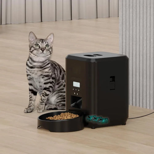 Automatic Pet Feeder – Timed Smart Food Dispenser for Cats & Dogs