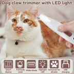 Pet Grooming Clipper – LED Precision Trimmer for Dogs & Cats