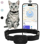 Mini Bluetooth GPS Pet Tracker for Dogs & Cats – Smart Collar Locator with Real-Time Location Tracking