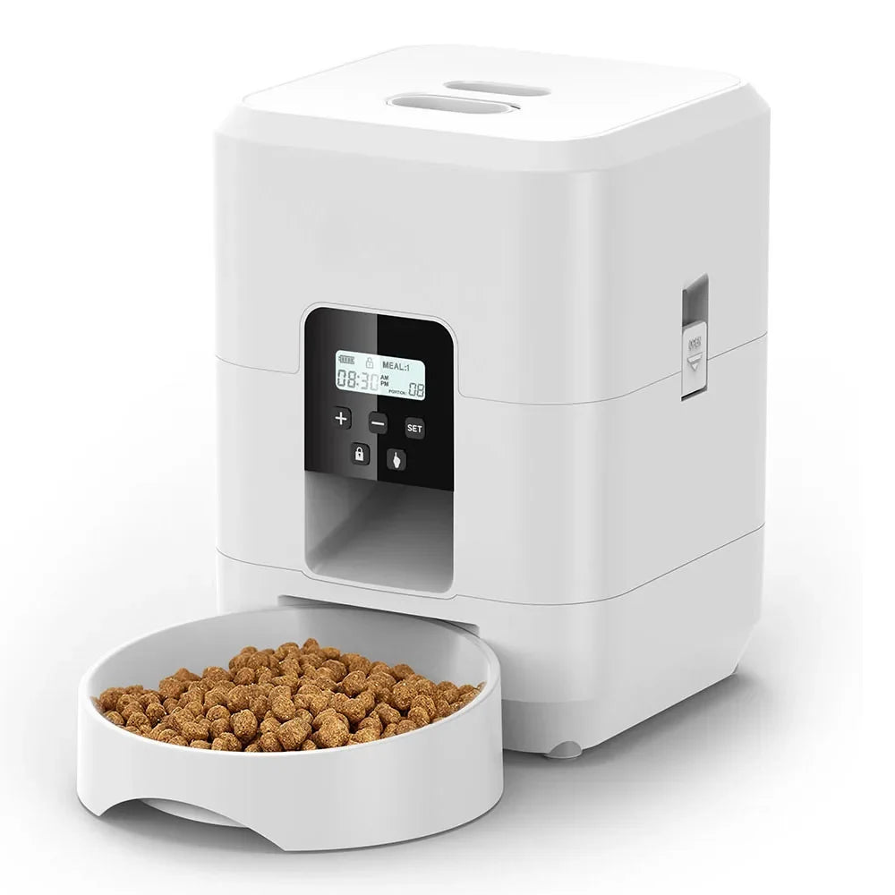 Automatic Pet Feeder – Timed Smart Food Dispenser for Cats & Dogs