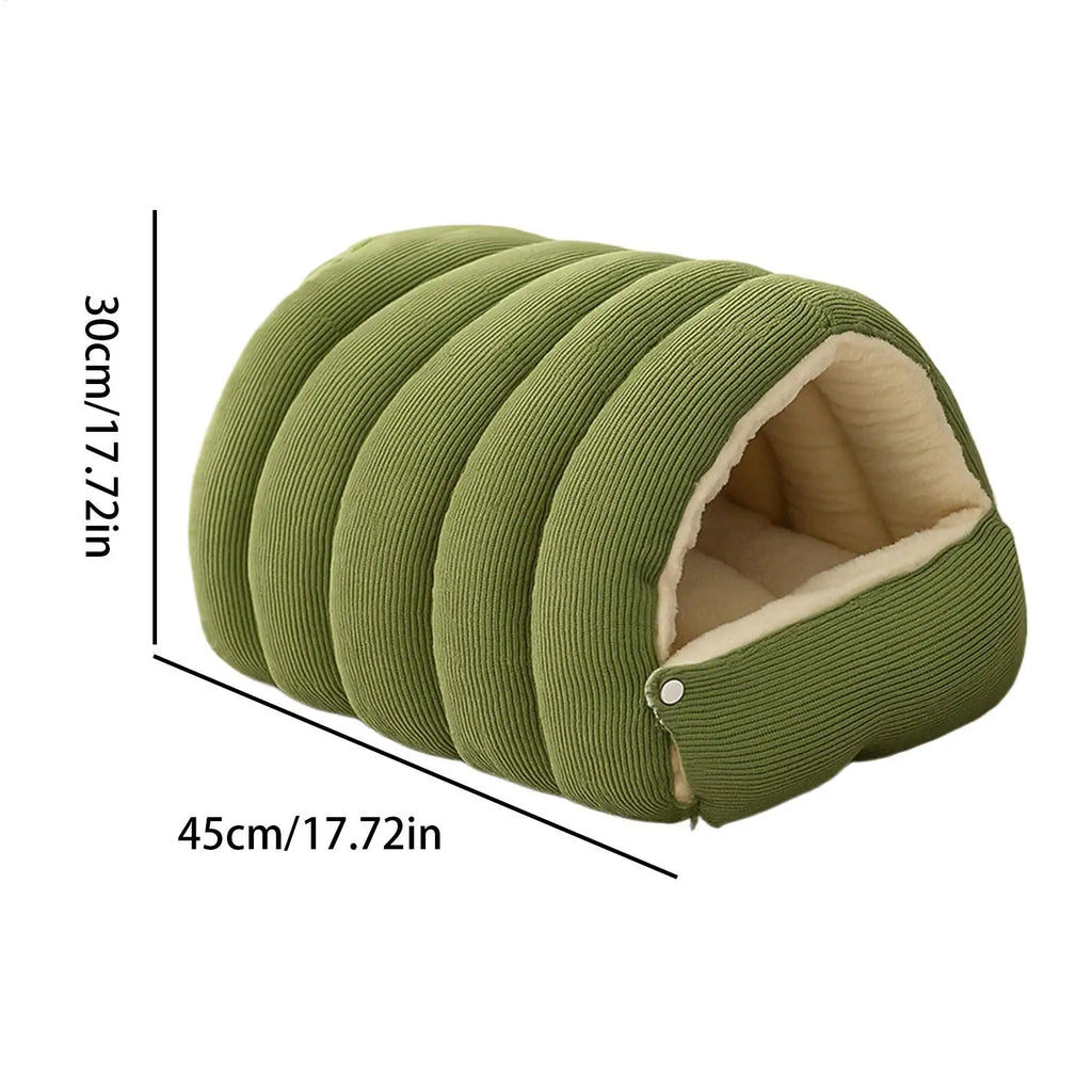 Cozy Cat Cave Bed – Warm & Comfortable Hideaway for Cats
