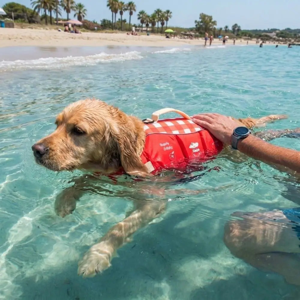 Dog Life Jacket – Safety Vest with Head Support & Rescue Handle