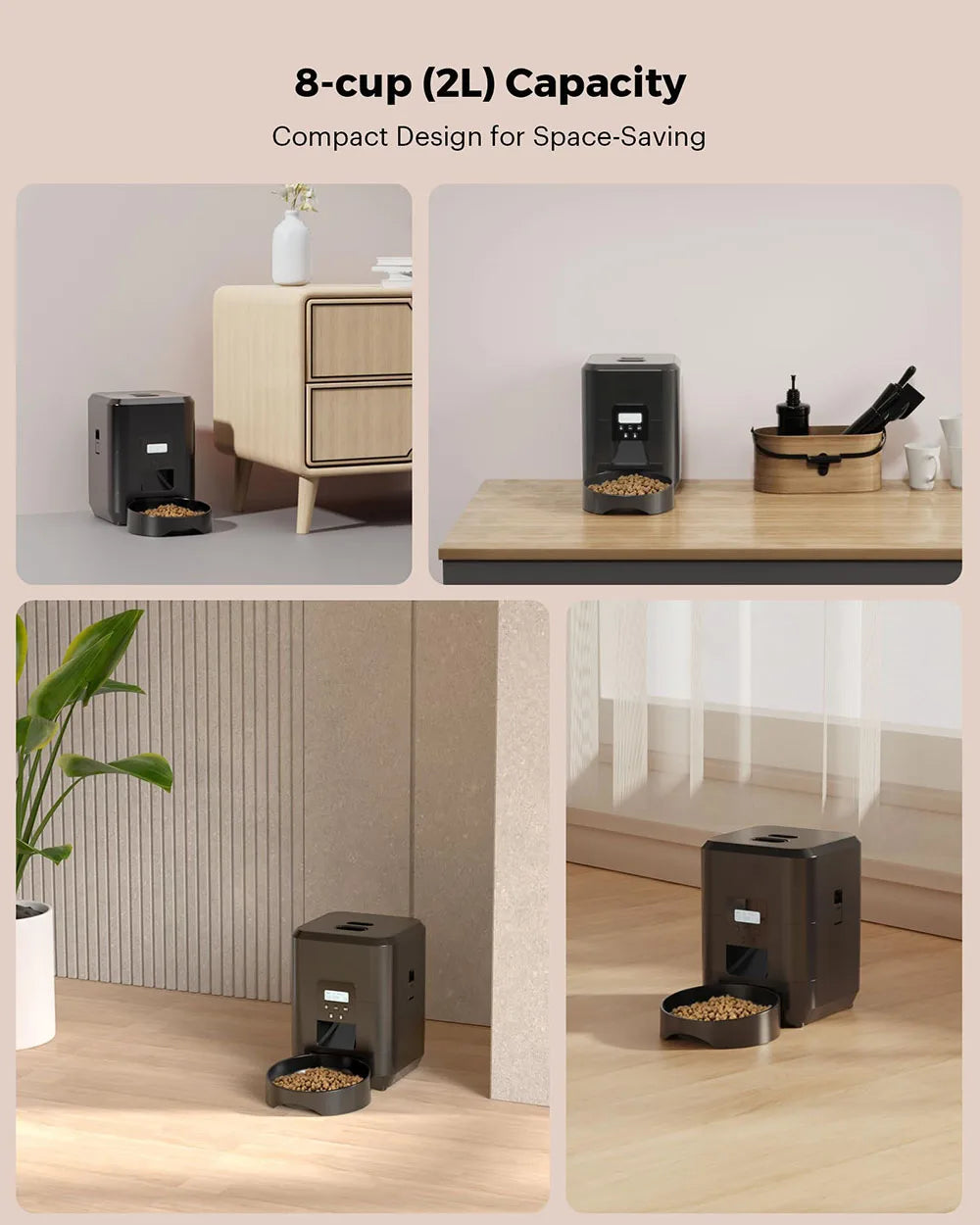 Automatic Pet Feeder – Timed Smart Food Dispenser for Cats & Dogs