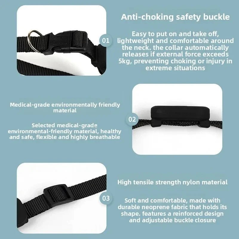 Mini Bluetooth GPS Pet Tracker for Dogs & Cats – Smart Collar Locator with Real-Time Location Tracking