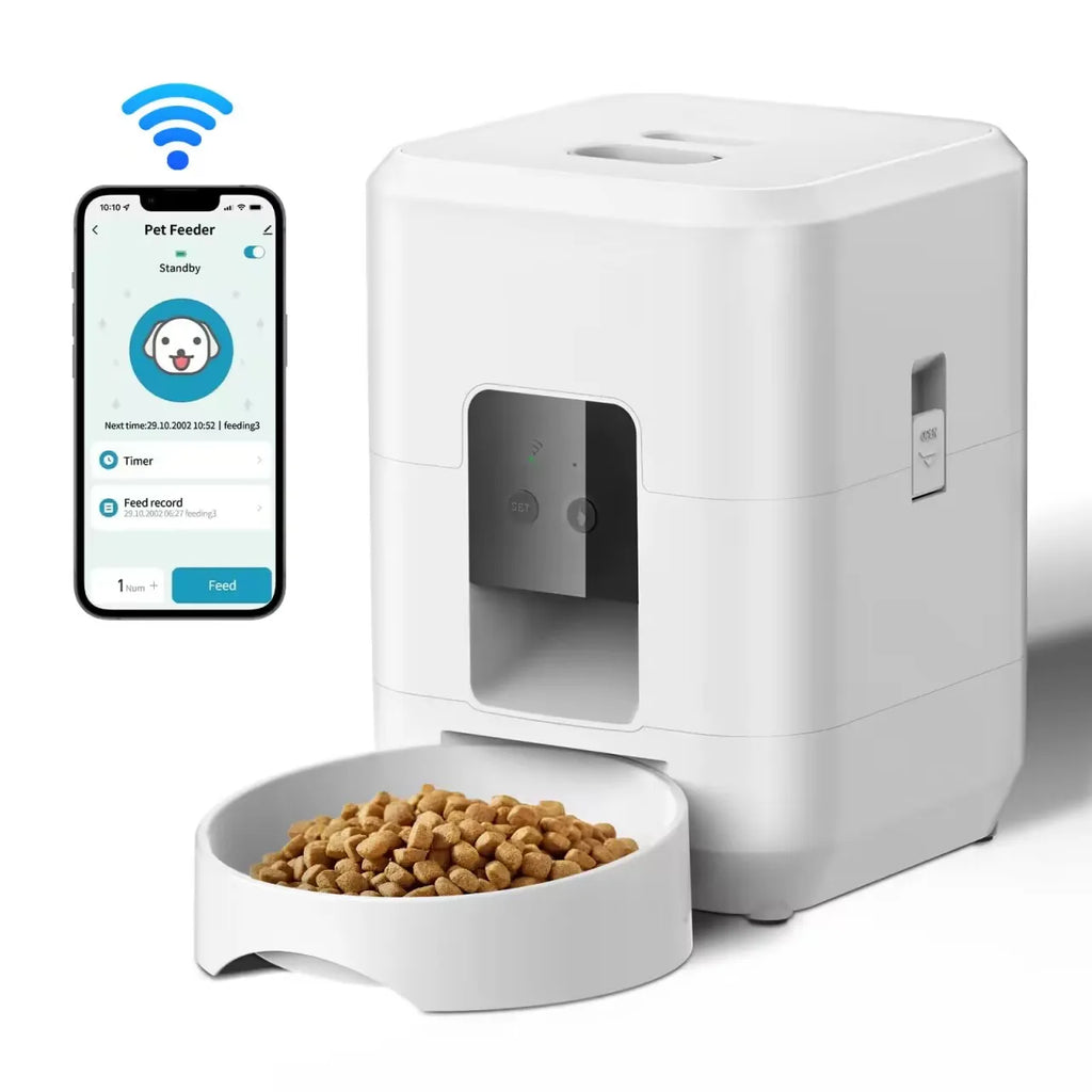Automatic Pet Feeder – Timed Smart Food Dispenser for Cats & Dogs