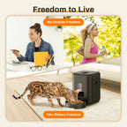 Automatic Pet Feeder – Timed Smart Food Dispenser for Cats & Dogs
