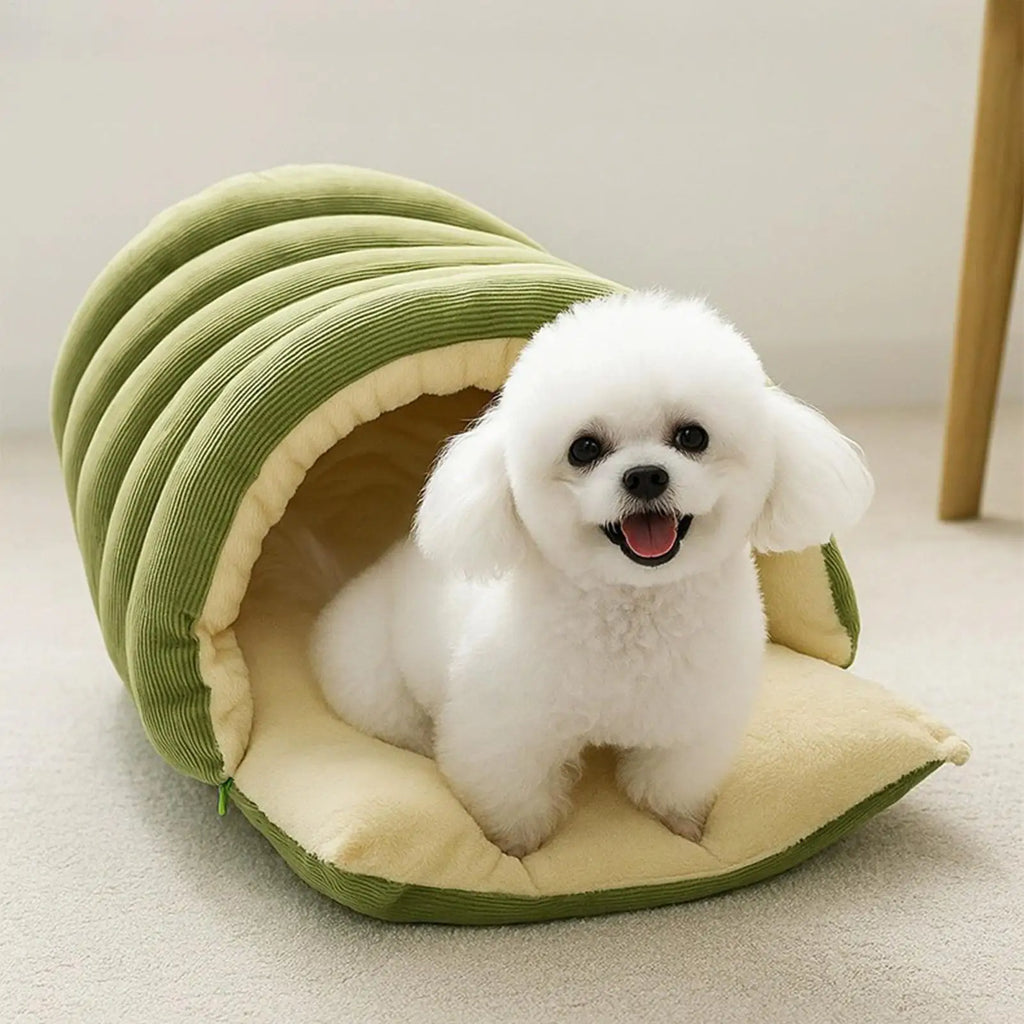 Cozy Cat Cave Bed – Warm & Comfortable Hideaway for Cats