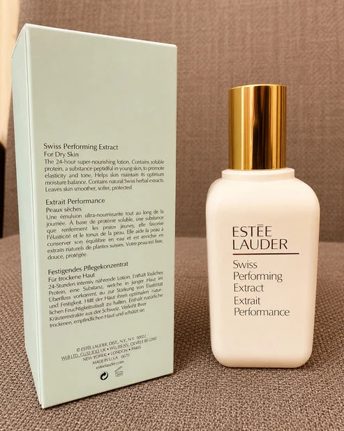 Estée Lauder Swiss Performing Extract Moisturizer 100ml / 3.4 oz – Dry &amp; Normal Skin – New in Box