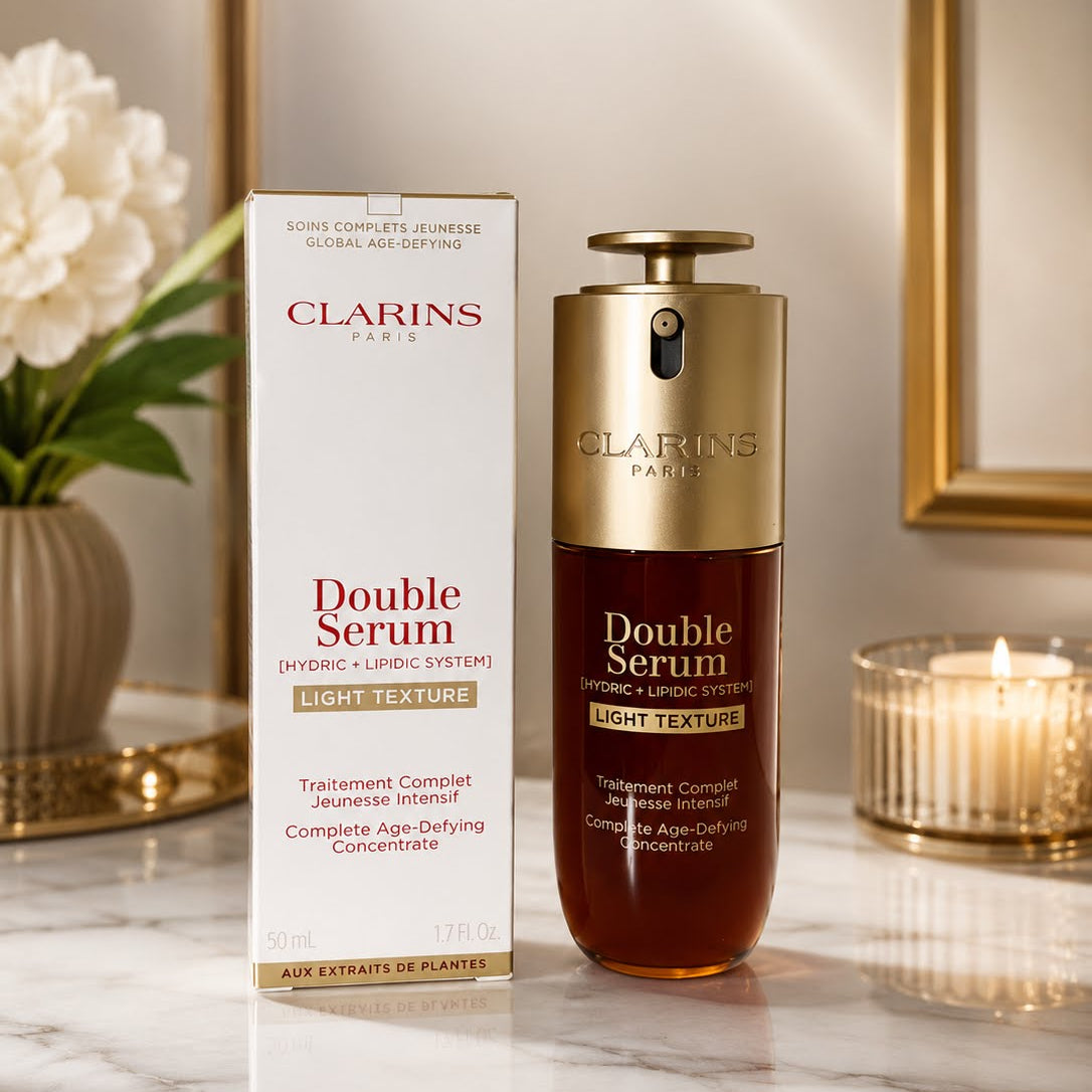Clarins Double Serum Complete Age-Defying Treatment 50ml / 1.7oz 100% Authentic Sealed