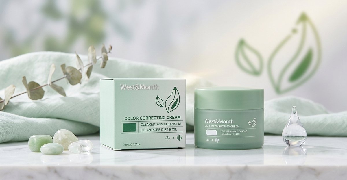 West&Month Color Correcting Care Cream For Diminishing Spots, Post-sun Recovery, Nourishing, And Enhancing The Skin's Beauty