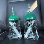 Starbucks Bearista Bear Glass Jar Cold Cup With Straw 2026 Holiday Xmas Gifts